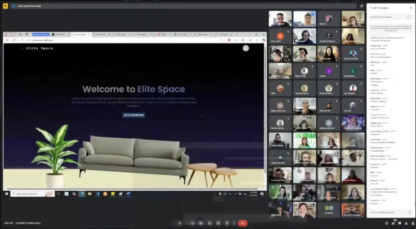 Elite Space (Won 2nd Place in Cohort)